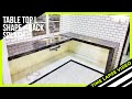 Table Top L shape + Back splash Subway Tile || TIME LAPSE VIDEO || 12/10/2020