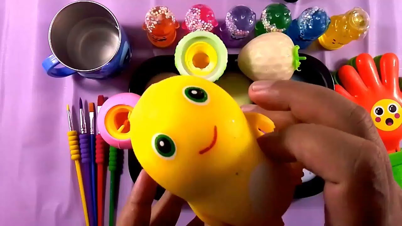 Colorful Slime Fun Time with Stretchy Slime Mixing for Peaceful Sleep 576