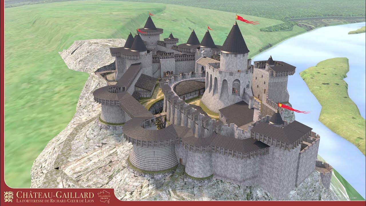 Замок шато гайяр во франции