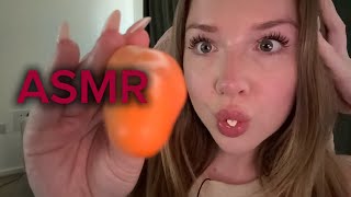 Slimey Spit Painting Your Face Fabric Scratching Fake Food Asmr