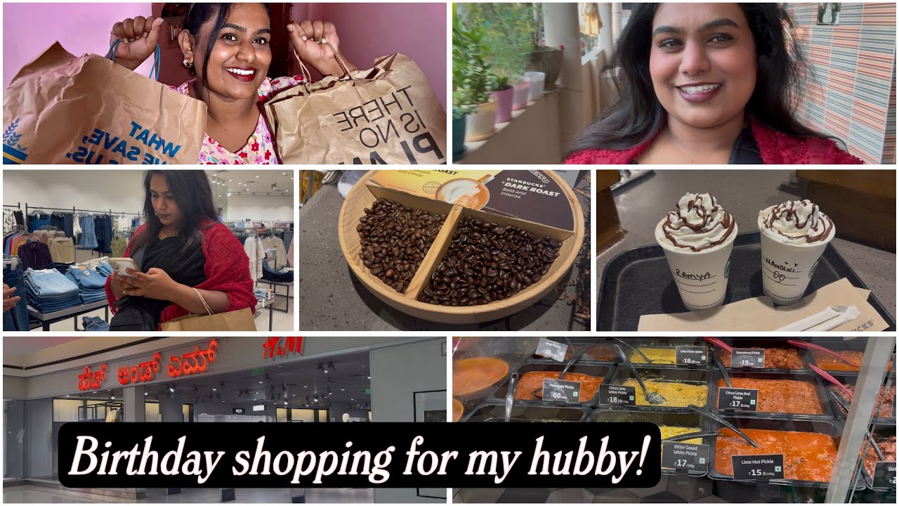 Husband birthday shopping 🛍️ vlog 