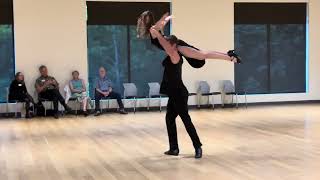 Sophie and Adam dancing at the USA Dance Showcase, June 2026