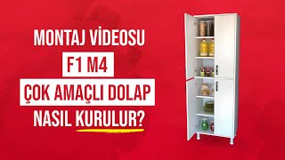 Rani Mobilya F1 M4 Çok Amaçlı Dolap Kurulum Montaj Videosu