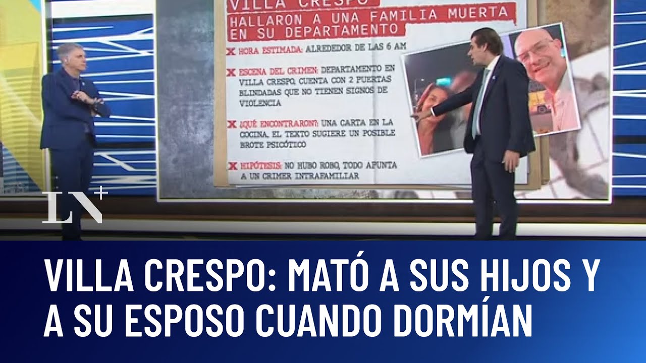 Horror en Villa Crespo: mató a sus hijos y a su esposo cuando dormían