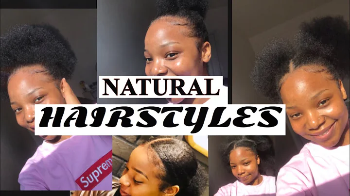Natural hairstyles |how to style 4c/4B hair|Tinah ...