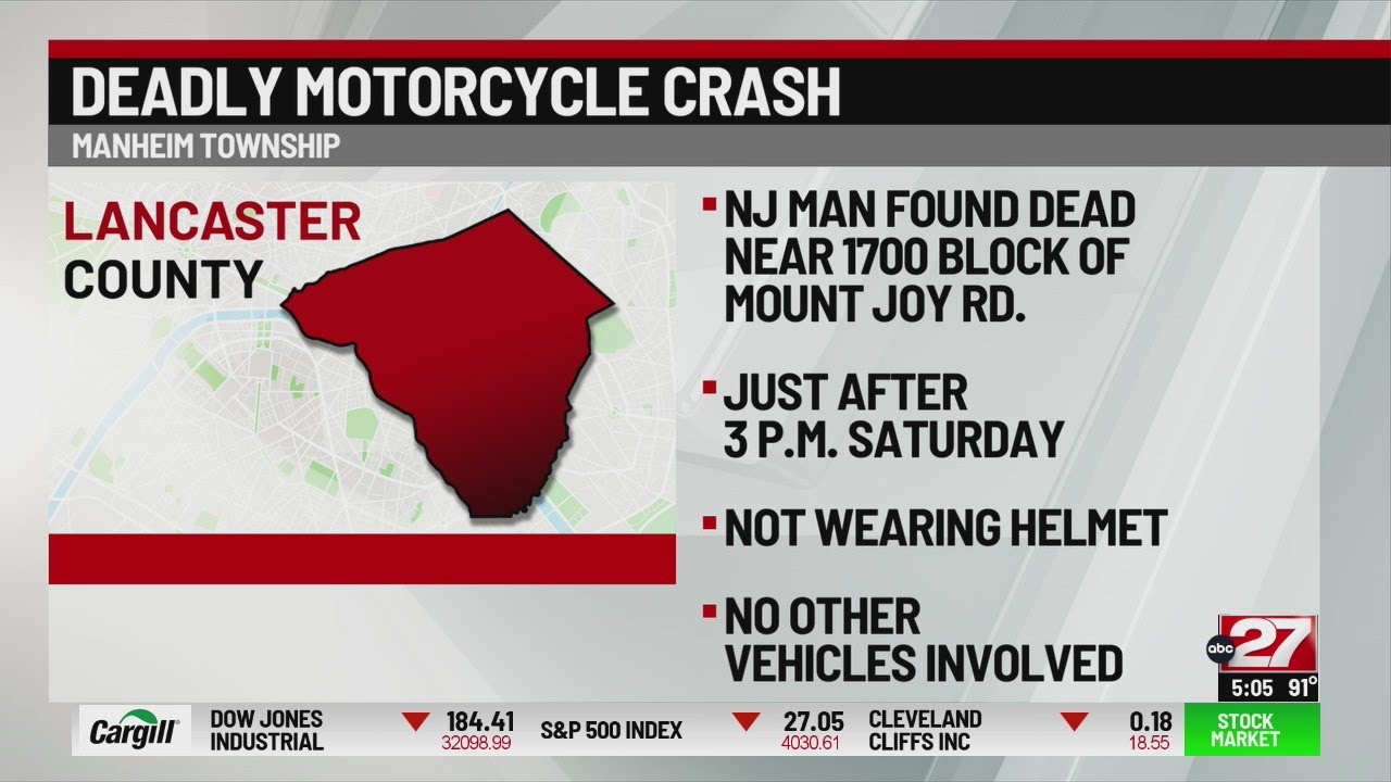 Motorcyclist killed in Lancaster County crash - YouTube