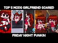 Top 6 Mods Girlfriend Scared In Agoti,Tabi,Ruv,Whitty - Friday Night Funkin Mod