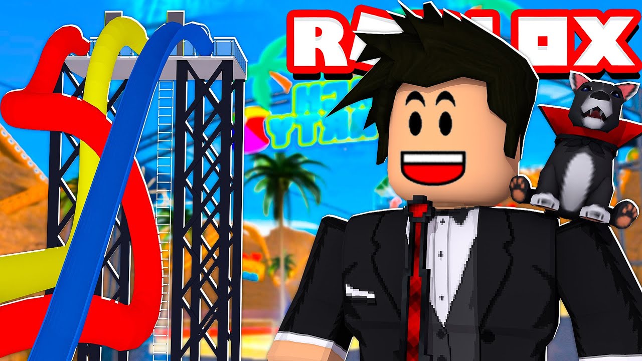 ESCORREGADOR DE MADEIRA  Roblox - Alpine Slide to Pool of Epic 