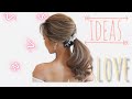 Twisted ponytail hairstyles tutorial