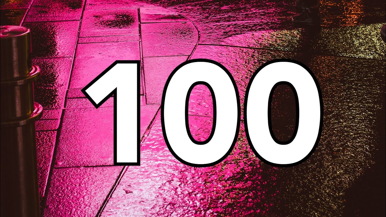 100 Second *PINK* Countdown - YouTube