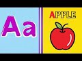ABC Phonic Song for Preschoolers, Learn with A for Apple