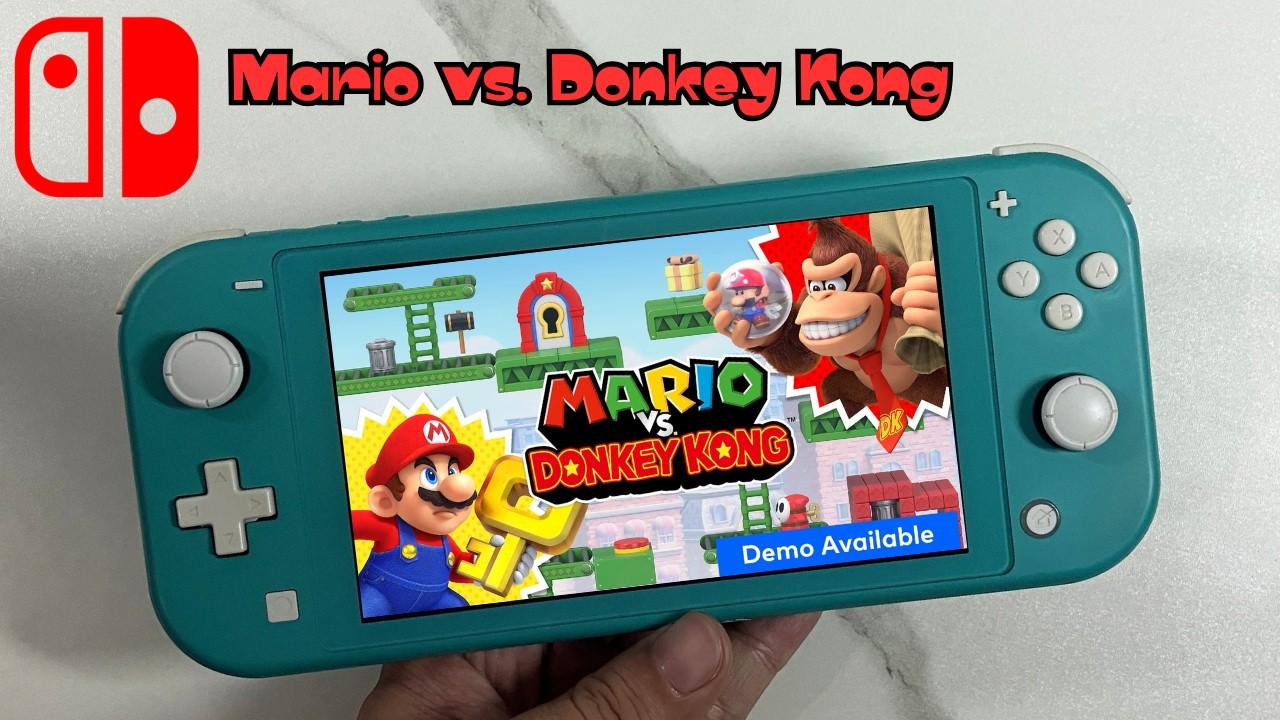 Mario vs. Donkey Kong + Update 1.0.1 | Nintendo Switch Lite Gameplay Handheld
