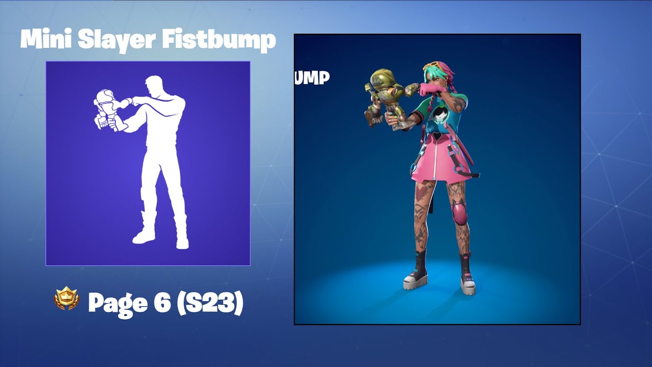 Mini Slayer Fistbump | Fortnite Emote