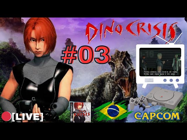 Dino Crisis 1 - PS1- PSONE - FULL HD - Português PT-BR 