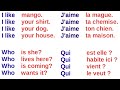 Phrases Simples pour apprendre l'anglais facilement ✪ Simple Sentences to learn English easily