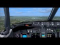 FSX Landing at Zurich LSZH Runway 34 Approach