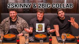 GYMRATS ORDERED BELGIUM'S FAMOUS GIANT SPAGHETTI BOWL CHALLENGE!! 2Skinny & 2Big - Freetzak collab!