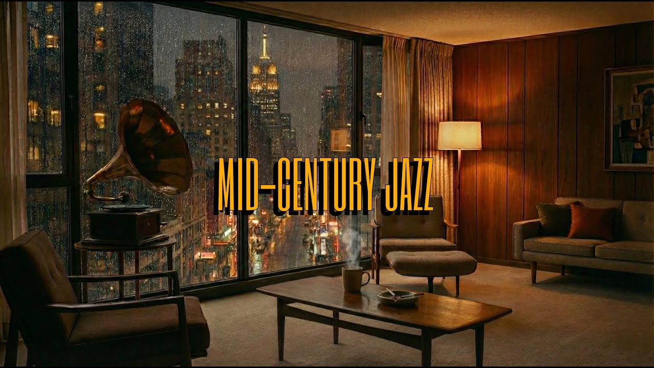 1960s Retro Luxury Hotel Lounge 🌙 | Smooth Lofi Jazz for Calm Nights