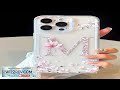 1pc Personalized Transparent Full Body Shock Proof TPU Phone Case With Floral