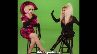 katya accidentally slapping trixie