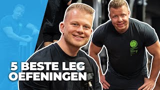 De 5 BESTE LEG OEFENINGEN voor spiergroei