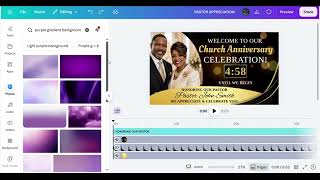 Details How to Edit a Pastor Appreciation Countdown in Canva | Church Countdown Tutorial Guide
