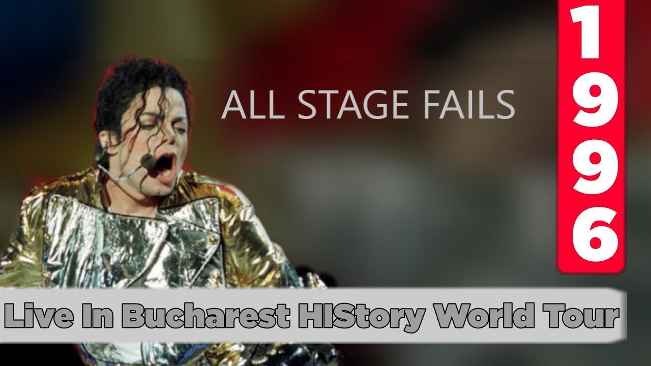 Michael Jackson | Live Bucharest 1996 | HIStory World Tour | ALL STAGE FAILS | #2