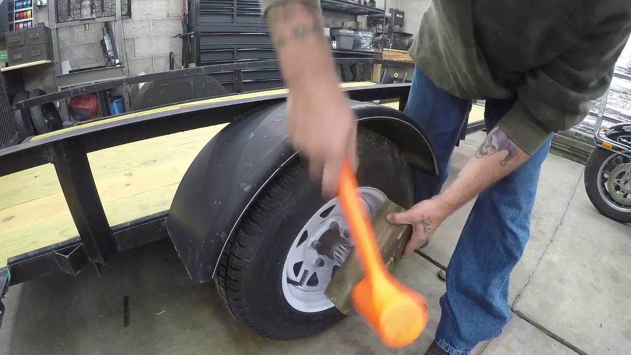 installing harbor freight haul master bearing protector bearing buddy