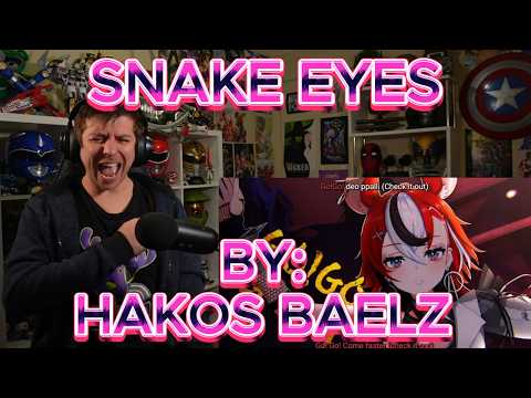 HER VOICE IS WILD!!!!!!! Blind reaction to Hakos Baelz - Snake Eyes