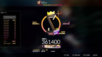 [DJMAX RESPECT V] Weaponize - causeluve 5B MX PERFECT PLAY 100.00%