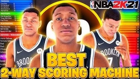 best 2 way scoring machine next gen / best shooting build on nba 2k21