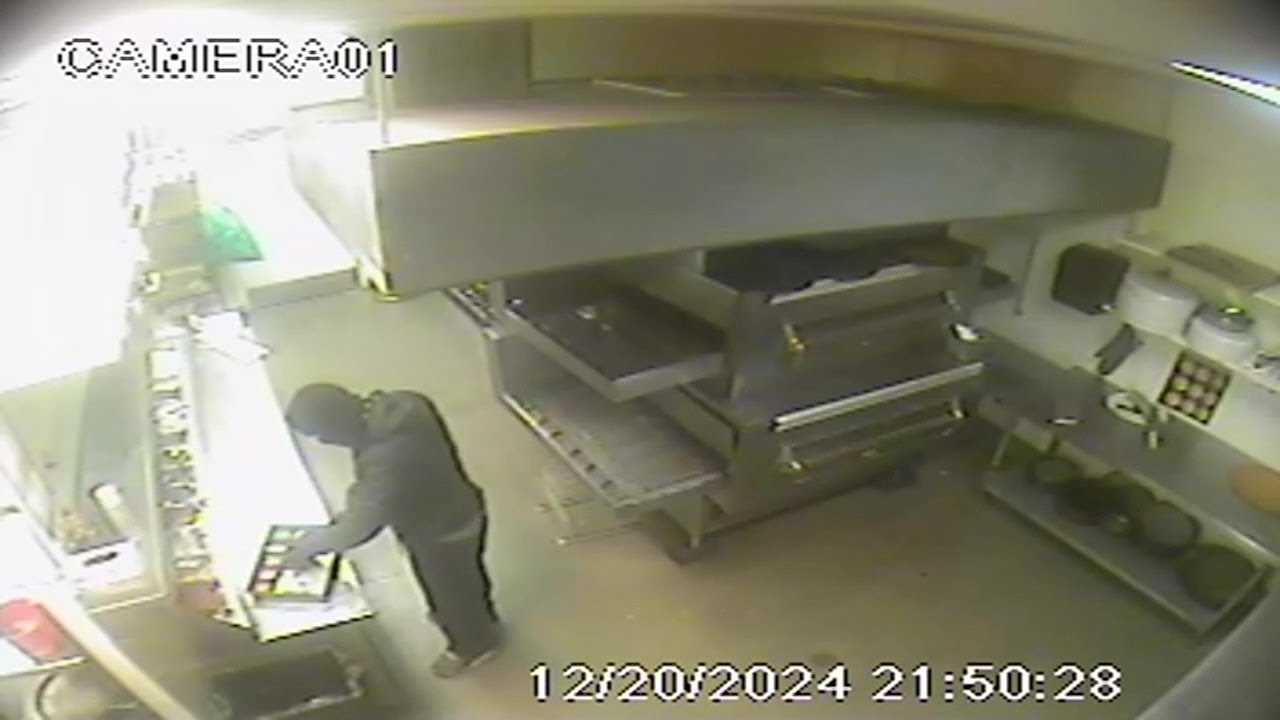 Police: Suspect sought after armed robbery at Godfather's Pizza in ...