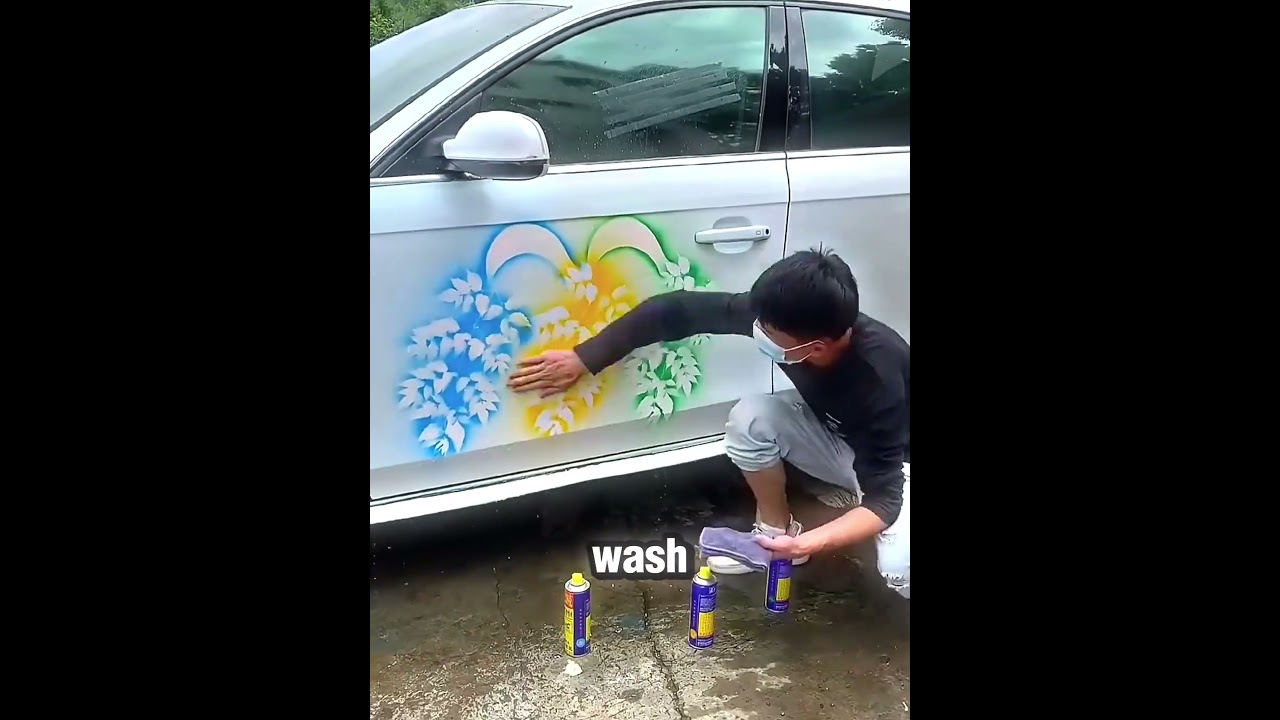He Painted His New Car!