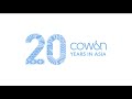 Cowans 20th year anniversary in asia