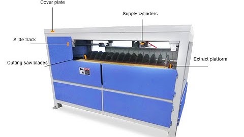 Multi blade saw/wood block cut off saw/wood block cutting machine