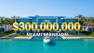    $300,000,000 Miami Mega Mansion Tour | Inside America’s Most Insane Waterfront Estate
