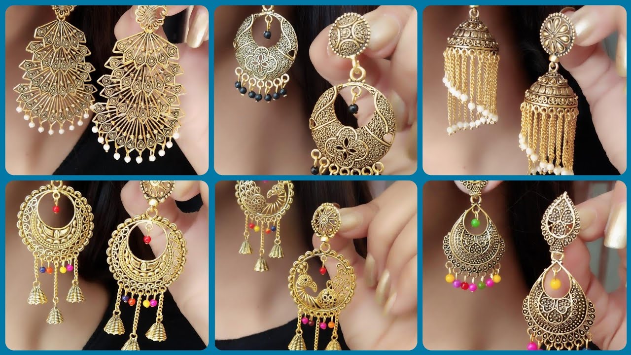 Party Wear Earrings Traditional Earrings/ Indian Traditional Earrings/ Long  Earrings/ Wedding Earrings for Women's & Girls - Etsy Israel