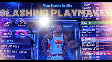 Best Slashing Playmaker Build On NBA 2k20! Crazy Contact Dunks!