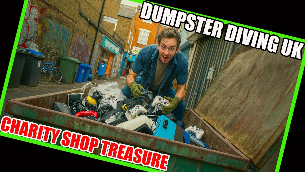 I Dumpster Dived Every UK Charity Shop in my town🤯[LOOK WHAT I FOUND]