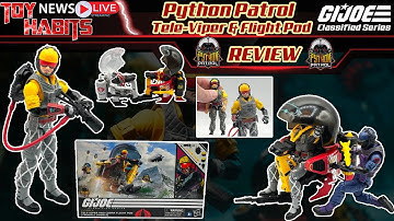 Python Patrol Tele Viper & Flight Pod (Trubble Bubble) GI Joe Classified Series HANDS ON REVIEW