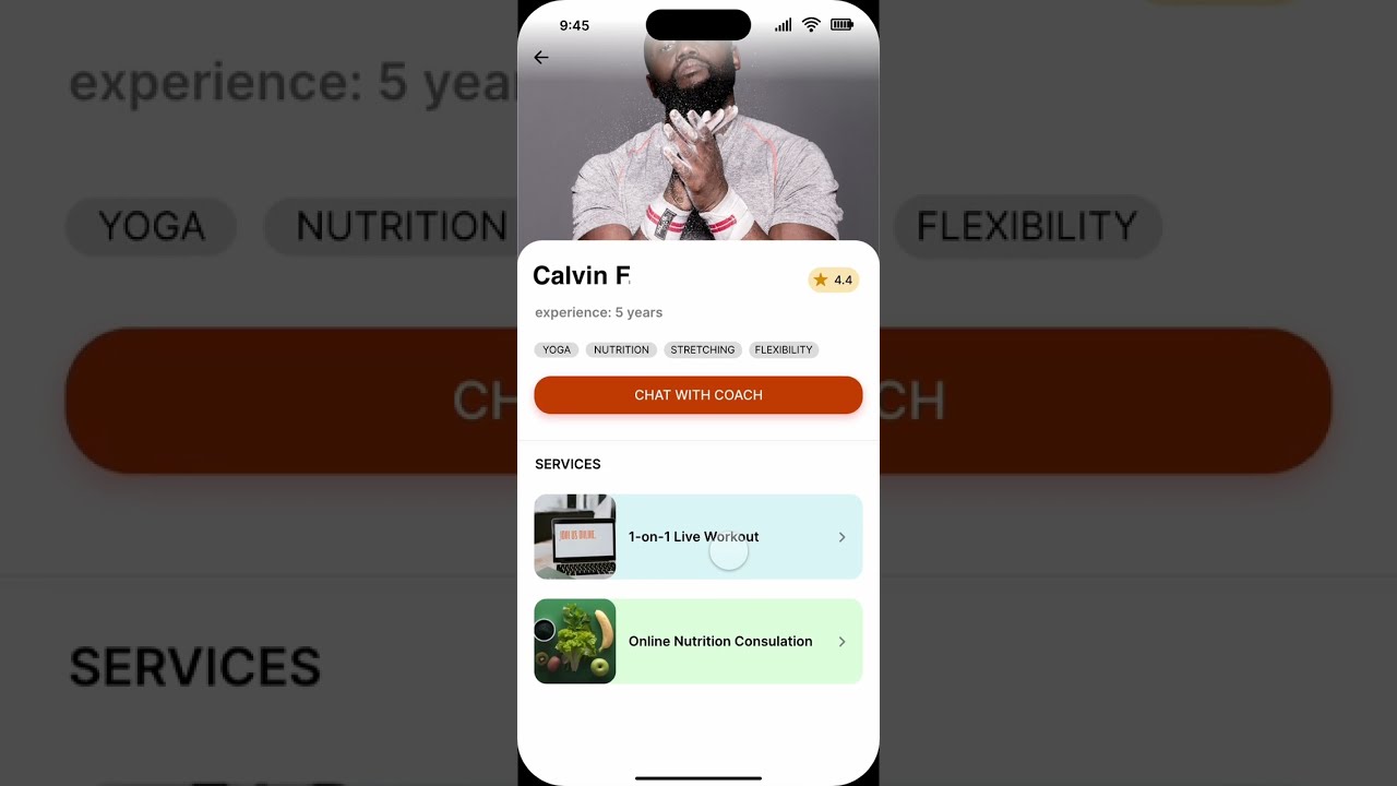 CoachHelp - Fitness App (UX Case Study)