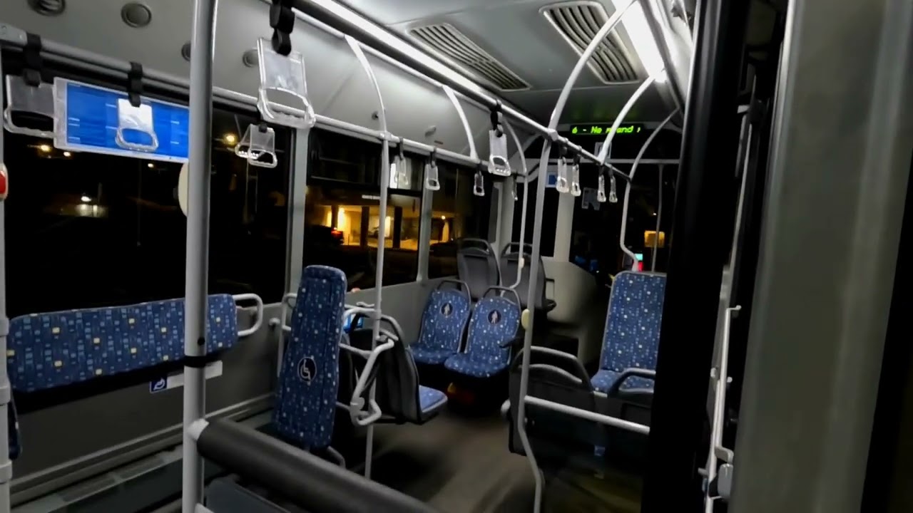 A bord du Isuzu Citibus €6 n°04032 - réseau Citalis (Boite Allison)