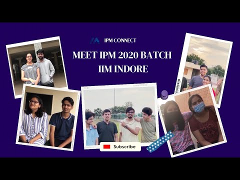 Meet IPM IIM Indore 2020 batch | IIM I Diaries | Fresher's Intro