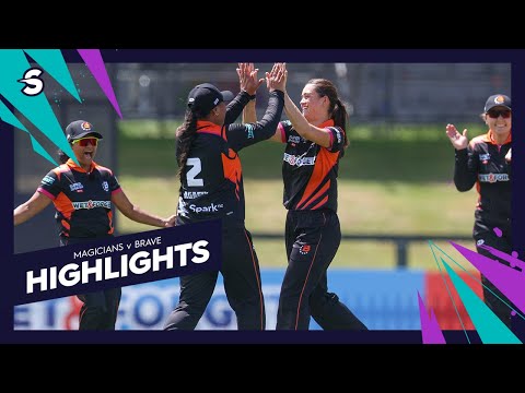 Nensi Patel Stars with Bat & Ball! | Magicians v Brave - Super Smash 2025/26 Highlights