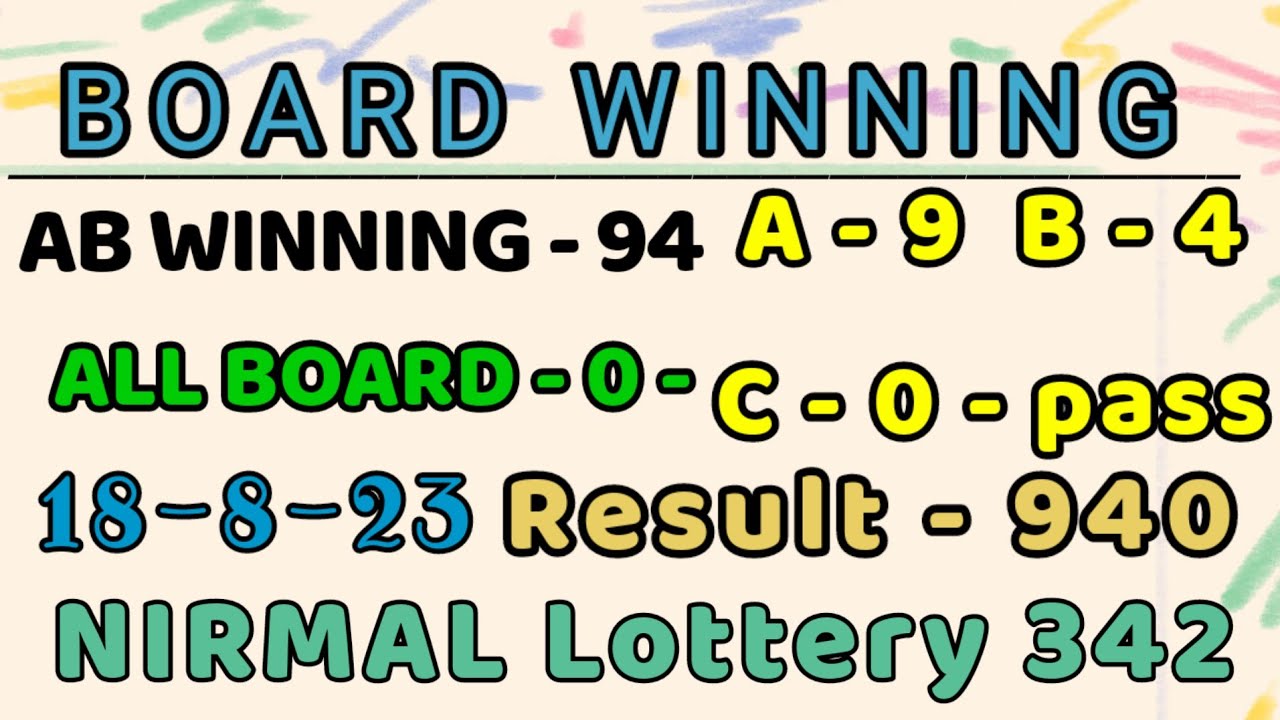 Kerala Lottery Guessing 18 8 2023 NIRMAL LOTTERY AB Ac Bc Confirm Kerala lottery guessing 18 8 2023 nirmal lottery ab ac bc confirm