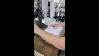 Pressing a sublimation payment plaque