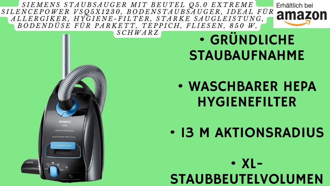Siemens Staubsauger Q5 0 Gehäuse öffnen Siemens Staubsauger mit Beutel Q5.0 extreme silencePower VSQ5X1230