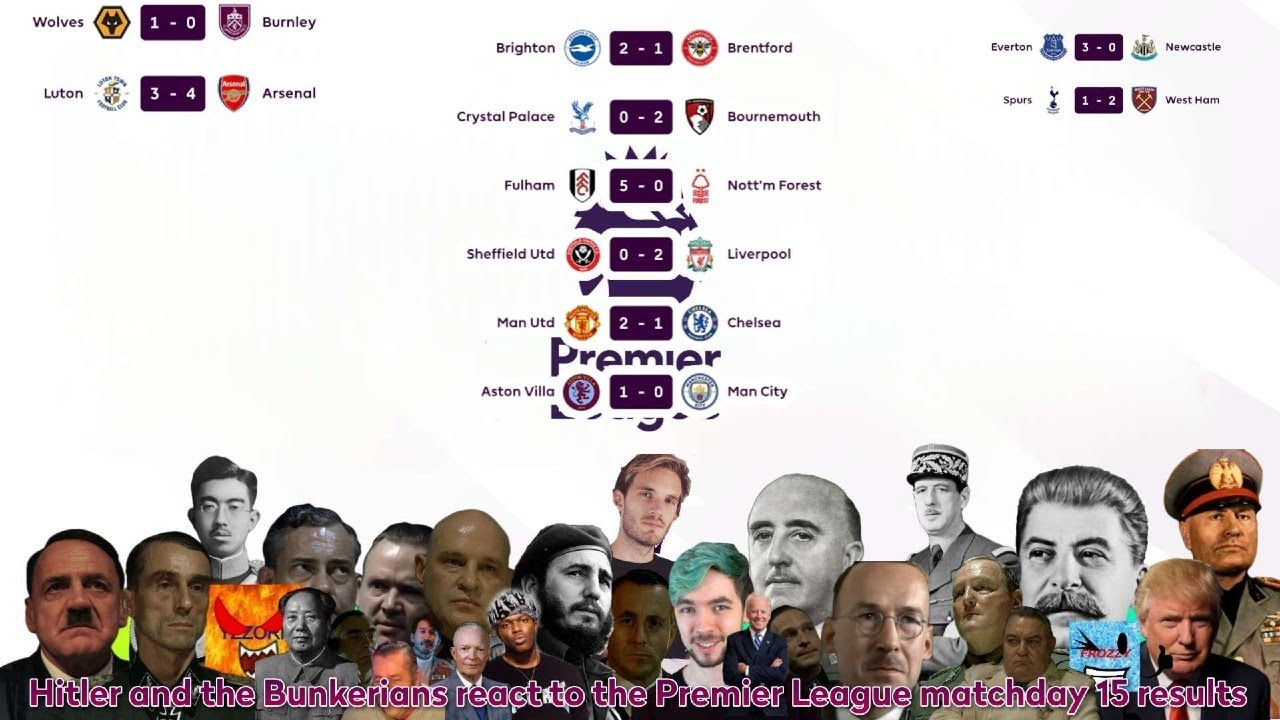Hitler And The Bunkerians React To The Premier League Matchday 15 hitler-and-the-bunkerians-react-to-the-premier-league-matchday-15