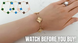 WHY YOU *SHOULDN'T* BUY THE VAN CLEEF & ARPELS 5 MOTIF VINTAGE ALHAMBRA GUILLOCHE BRACELET