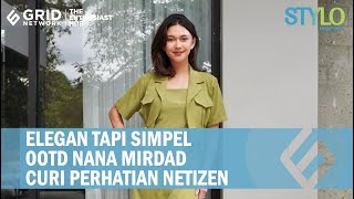 Cantik Dan Awet Muda Pakai Dress Belahan Tinggi, A Feminin Nana Mirdad Curi Perhatian